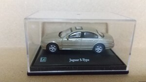 ホンウェル 1/72スケール ミニカー ジャガーSタイプ ゴールド 美品 ケース未開封 