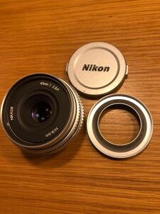 Nikon NIKKOR 45mm F2.8 P ニコン 単焦点レンズ 