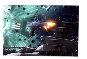 宇宙戦艦ヤマト ヤマトよ永遠にREBEL3199 第２章 赤日の出撃　ヤマトクルー　ポストカードBセット05　チラシ2枚