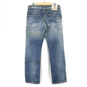 ヒルフィガーデニム/HILFIGER DENIM☆ダメージ加工/デニムパンツ/ジーンズ【メンズW32L32/股下83cm/青/blue】Pants/Trouser◇mBH568