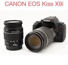 保証付き/Canon EOS Kiss X9i 標準&望遠ダブルレンズセット