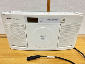  TOSHIBA 東芝 CDラジオ TY-CDL5 AM FM CD AUX 動作確認済み