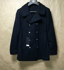 新品未使用★定価\176,000★正規HYDROGEN(ハイドロゲン)WOOL LUXURY PEACOAT☆スカルボタン★ピーコート★黒★