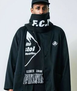 新品★FCRB F.C. Real Bristol FCRB ホワイトマウンテニアリング エフシーアールビー ブリストル 温かジャガード ロゴマフラー