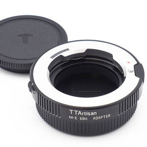 TTartisan M-E 6Bit ADAPTER for LEICA M Mount Lenses → SONY E ６bitコード認識Exif情報に焦点距離記録・手ブレ補正焦点距離自動設定