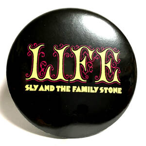 デカ 缶バッジ 5.7cm Sly & The Family Stone LIFE スライ &ザ・ファミリーストーン Funk ファンク 小沢健二