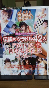 伝説のグラドル42人 門外不出の初登場水着 かとうれいこ 雛形あきこ 吉木りさ 磯山さやか 久松郁実 など 切り抜き10ページ