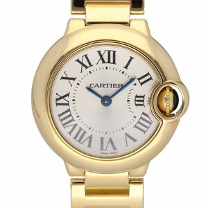 Cartier カルティエ バロンブルードゥカルティエ ウォッチ 28mm W69001Z2 K18YG クォーツ