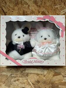 BridalMemory SWEET COUPLE ペアぬいぐるみ うさぎ 昭和レトロ 未開封品