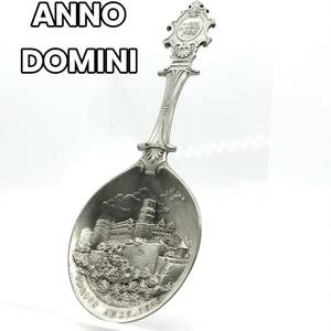 【 80s ★ ヴィンテージ 】　ANNO DOMINI 刻印　ヘリテージコレクション スプーン イヤーズスプーン 80s ビンテージ　アンノドミニ