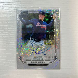 2019 Bowman Sterling Kolby Allard auto sparkle refractor 99枚限定