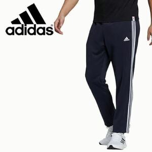 XO アディダス adidas ジャージ パンツ マストハブ 3ストライプス Wuji ロングパンツ XOサイズ 未使用品 GN0823 ネイビー