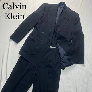 Calvin Klein カルバンクライン セットアップ 黒 ダブル M 82サイズ