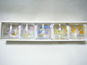 ディズニー グラス 5個セット ダックテールズ (ミニタンブラー 5PCS) DISNEY CHARACTER GLASS GYRO WEBBY SCROOGE HUEY LAUNCHPAD