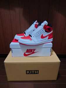 新品未使用　国内正規品　渋谷KITH当選　Nike Air Jordan 1 High OG Heritage