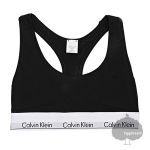 YGG★新品 本物 Calvin Klein カルバンクライン ブラトップ 下着 アンダーウェア 黒 M ロゴ ヨガ スポーツウェア 正規 レディース