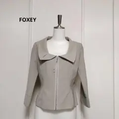 FOXEY NEW YORK フォクシー　ジップ　ブルゾン　ジャケット