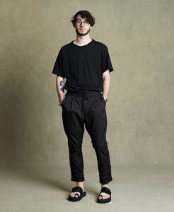 nonnative ノンネイティブ COMMANDER EASY RIB ANKLE CUT PANTS C/P/P CHINO STRETCH COOLMAX アンクルカット リブ イージーパンツ 2 黒