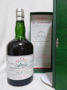 超希少・幻の60年代ボトル　　ローズバンク　37年　 ROSEBANK　1966-2003 　Old & Rare　PLATINUM SELECTION　700ml / 48.6%