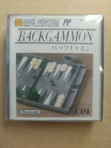 FC ディスクシステム BACKGAMMON バックギャモン 未開封