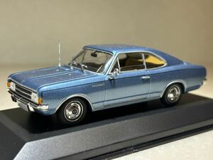 1/43 「オペル レコルトC 2ドアクーペ77ブルー メタリック　1966年 ミニチャンプス　430 046120