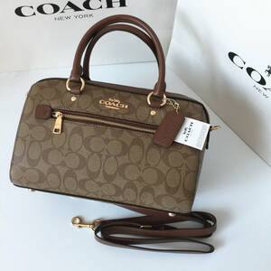 1円～コーチCOACHバッグ F83607 ライトブラウン ショルダーバッグ ハンドバッグ レディース 2WAYバッグ 手提げバッグ アウトレット品 新品