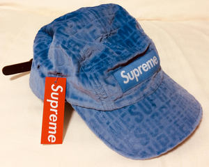 SUPREME 21AW week7 Velvet Pattern Camp Cap Light Blue フリーサイズ シュプリーム ベルベットパターン キャンプキャップ ライトブルー