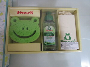 Frosch フロッシュキッチン洗剤ギフト フロッシュ FRS-G15 未使用品 元箱入り ギフト 洗剤 スポンジ 巾着 ギフトセット