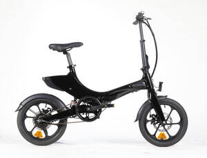 送料無料　Smart eBike BonitaGo, 最軽量級モベッド電動自転車１６インチ　黒