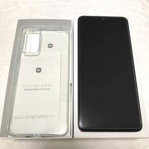 [美品/送料込] Xiaomi Redmi Note 11 Pro 5G◆使用2ヶ月◆保護ガラス＆ケース付き◆nanoSIM+eSIM対応版◆セカンドスペース対応◆2201116SR