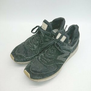 ◇ ◎ NEW BALANCE ニューバランス クッション性 ブランドロゴ 紐調節 軽量 スニーカー サイズ29.0 ブラック メンズ E