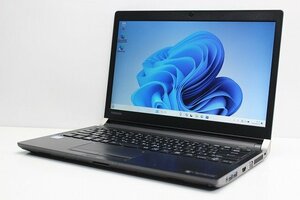 1円スタート ノートパソコン Windows11 東芝 dynabook R73 第7世代 Core i5 メモリ8GB SSD256GB Windows10 カメラ 軽量 コンパクト