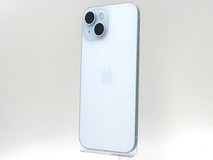 ◇美品【docomo/Apple】iPhone 15 128GB SIMフリー MTML3J/A ブルー　ネットワーク利用制限△　バッテリー最大容量100％