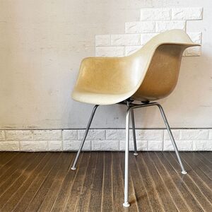 ◎ ハーマンミラー Herman Miller アームシェルチェア FRP製 2nd初期 ビンテージ Hベース すっぴんモデル C&R イームズ ミッドセンチュリー