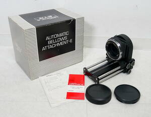 ▲(R606-H25) 現状品 ZENZA BRONICA ゼンザブロニカ ETR AUTOMATIC BELLOWS ATTACHMENT-E オートマチック ベローズ アタッチメントE 箱付き