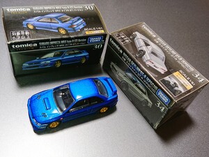 tomica PREMIUM　トミカプレミアム　２点おまとめ　スバルインプレッサWRXタイプR STi　日産スカイラインGT-R KPGC10