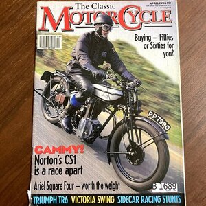 B1689 1996　 「The Classic MOTOR CYCLE」クラシックモーターサイクル 英国　旧車雑誌　英国車 古本　雑誌 旧車　ビンテージ　自動車