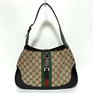 GUCCI グッチ ジャッキー バッグ シェリーライン GG キャンバス HB04042