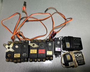 サーボ/受信機 まとめて NES 911/2235/511/7005/703/RS961/NER 638XZ/920XZ JR SERVO/SANWA ラジコン パーツ