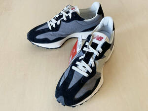 【特価 327】 23cm 黒 ニューバランス NEW BALANCE MS327CI BLACK/DARK GREY US5/23cm ブラック スニーカー