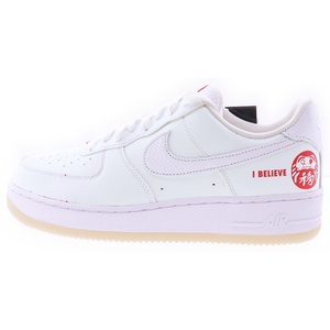 ナイキ AIR FORCE 1 LOW CO.JP I BELIEVE 達磨 エアフォース1 ロー ダルマ ローカットスニーカー ホワイト/レッド US9.5/27.5cm DD9941-100