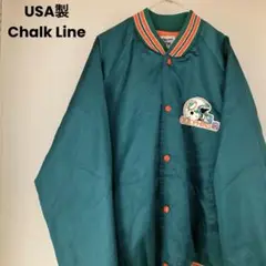 USA製 chalk line NFLマイアミドルフィンズ スタジアムジャンパー