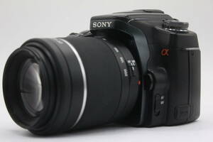 【返品保証】 ソニー SONY α DSLR-A100 DT 55-200mm F4-5.6 SAM デジタル一眼 ボディレンズセット v1917