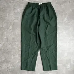 made in USA wide tapered easy pants