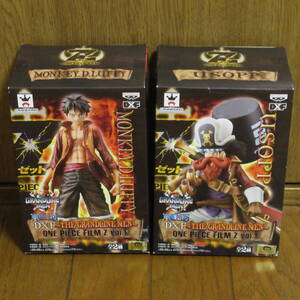 モンキー・D・ルフィ/ウソップ 2種セット【DXF～THE GRANDLINE MEN～ ONE PIECE FILM Z vol.1】ワンピース フィギュア バンプレスト