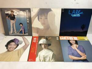 41011S 帯付12inch LP★山口百恵 ６点セット★ 泥だらけの純情 / 曼珠沙華 / L.A. BLUE / 春告鳥 / 絶唱 / THE BEST