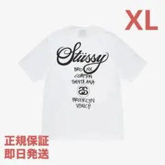 ❗️期間限定SALE❗️ステューシー WORLD TOUR TEE ホワイトXL