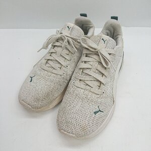 ◇ PUMA プーマ 371128-35 スニーカー サイズ25 ホワイト レディース メンズ E