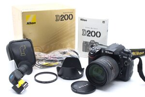 【ト石】② Nikon ニコン D200 ボディ デジタル 一眼レフカメラ/レンズ AF NIKKOR 24-85㎜ 1:2.8-4D 箱・他付属品付き CA713EWH30