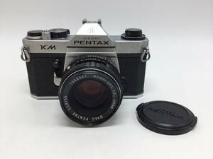 T13〇【動作/精度未確認】ASAHI PENTAX アサヒペンタックス KM フィルムカメラ SMC PENTAX 1:1.8/55 レンズ 現状品 ジャンク品 〇